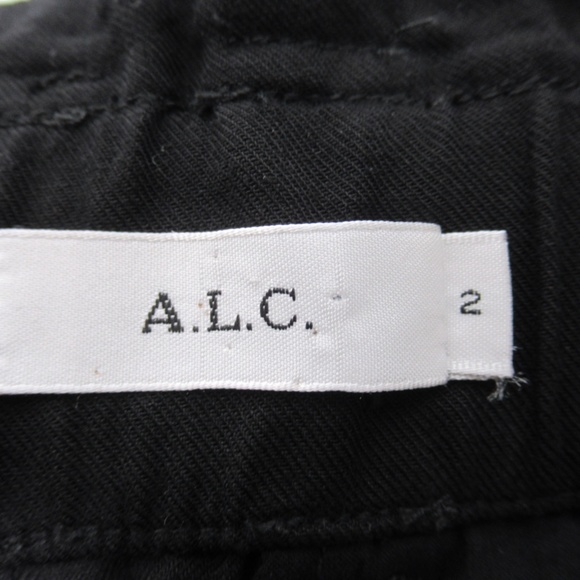 A.L.C. Women's Relaxed pant #1703 2Pant00002 Black Size 2 - Picture 10 of 12